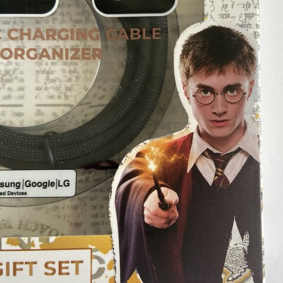 Harry Potter 6ft USB-C to USB-C Charging Cable NIB Gift Set Stocking Stuffer - Picture 2 of 6